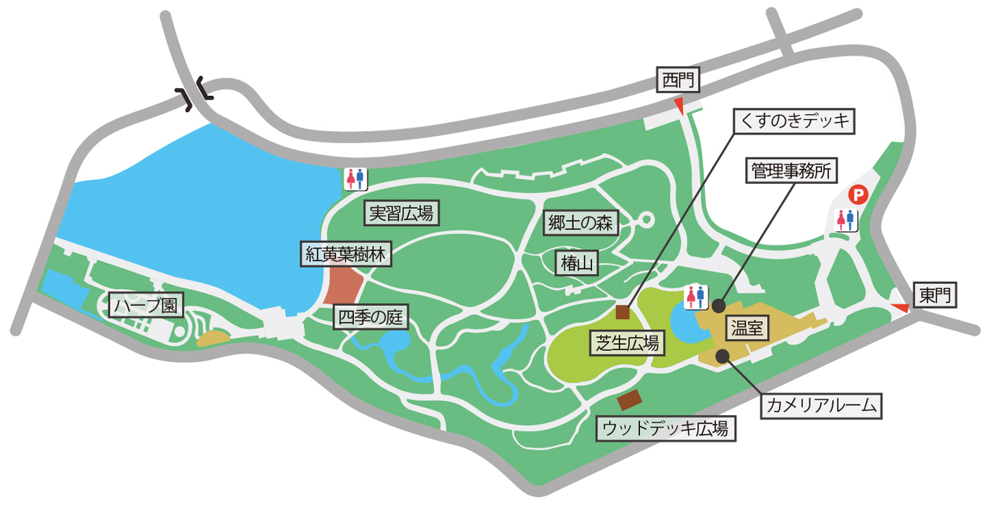 園内マップ 服部緑地 園内マップ 服部緑地